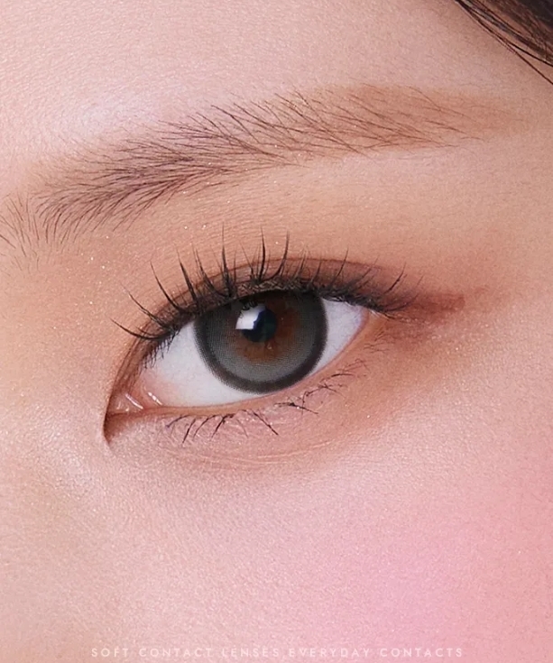 Kính áp tròng 1 ngày BIG GLOWY GRAY (OLENS)