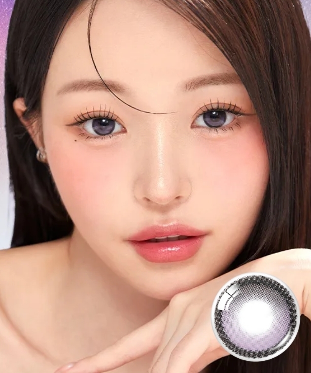 Kính áp tròng 1 ngày BIG GLOWY LAVENDER (OLENS)