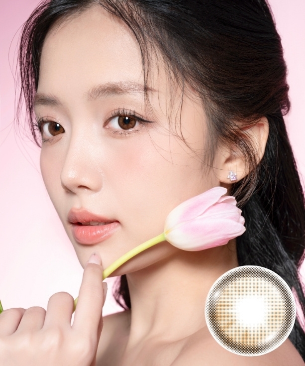 Kính áp tròng TULIP MOON BROWN (LENSFORGIRLSS)