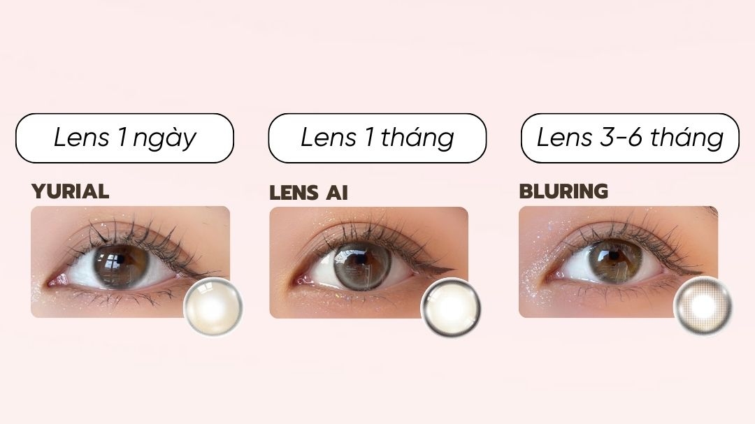 Phân biệt các loại kính áp tròng theo Hạn sử dụng