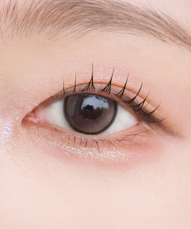 Kính áp tròng 1 ngày GLOWY TEAR BROWN (OLENS) LENSFORGIRLSS