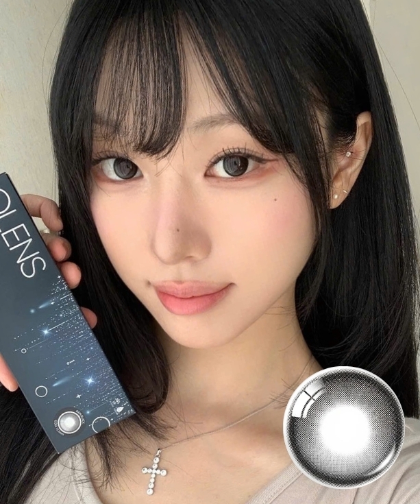 Kính áp tròng 1 ngày RAIN BLACK (OLENS)
