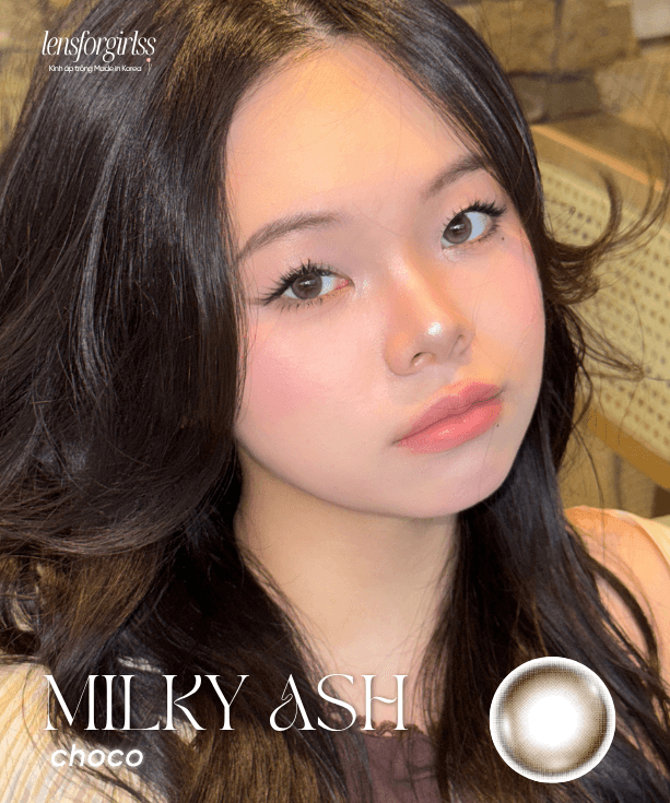 Kính áp tròng MILKY ASH CHOCO (HERA)