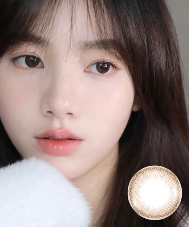 Kính áp tròng ONLY U BROWN (BLUE EYES)