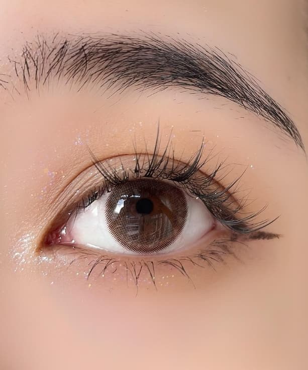 Kính áp tròng ONLY U BROWN (BLUE EYES)