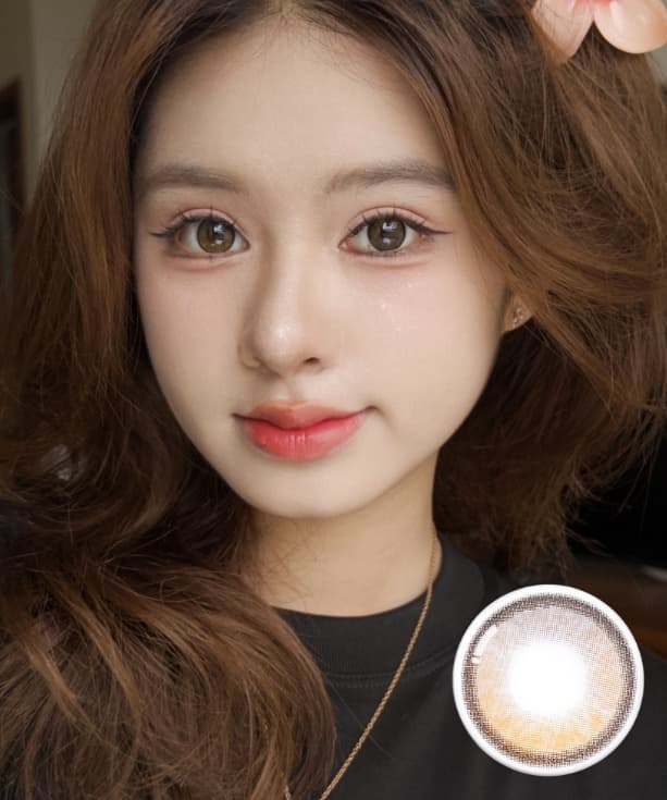 Kính áp tròng LABOUM BROWN (OLENS) LENSFORGIRLSS